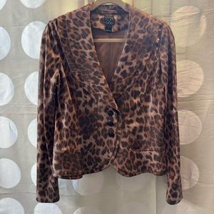 Clara Sun Woo Leopard Blazer